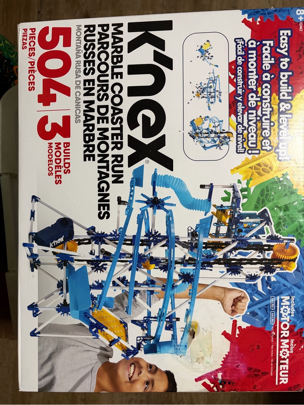 Knex Marble Coaster Run Building Set - Blue new in box